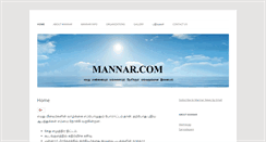 Desktop Screenshot of mannar.com