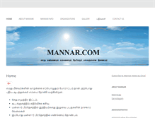 Tablet Screenshot of mannar.com